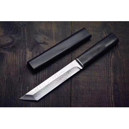 Black Whirlwind Samurai Damascus Knife