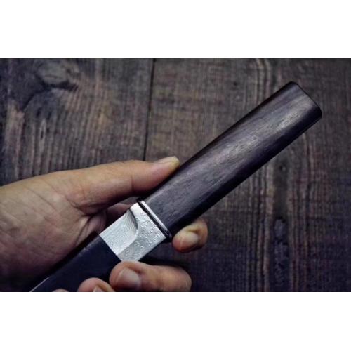Black Whirlwind Samurai Damascus Knife