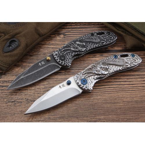 Mini Green Dragon Folding Knife