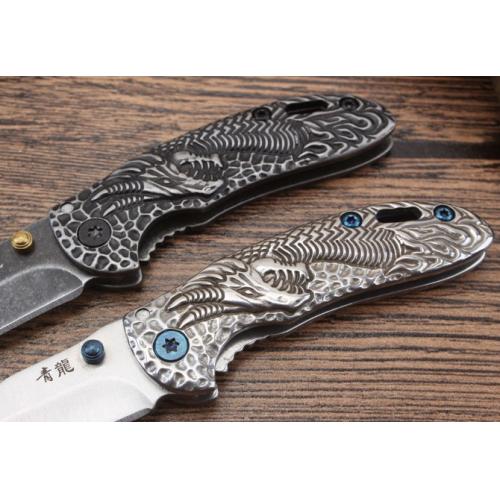Mini Green Dragon Folding Knife