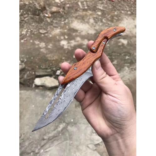 2019 Latest Damascus Folding Knife