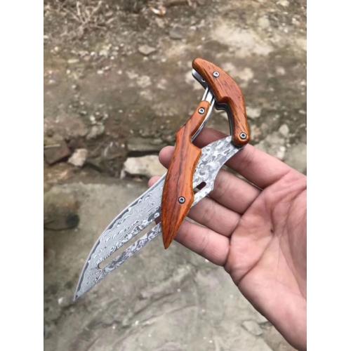 2019 Latest Damascus Folding Knife