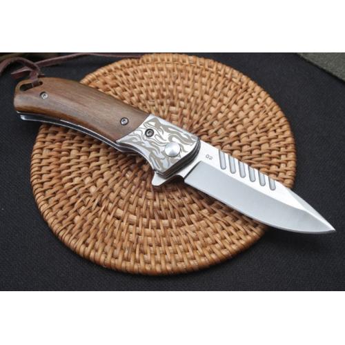 Silver Wolf - Quick-Open Folding Knife (D2 Steel)