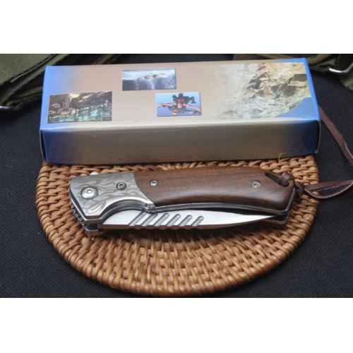 Silver Wolf - Quick-Open Folding Knife (D2 Steel)