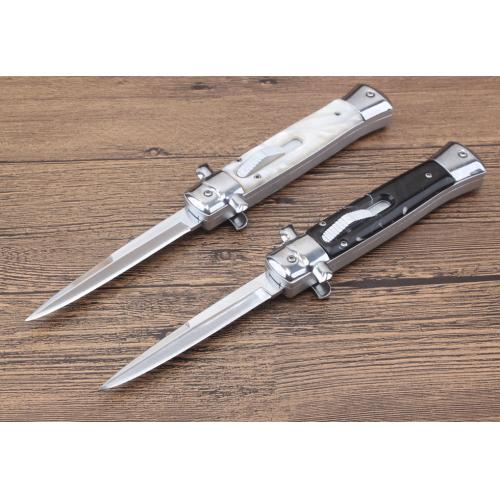 9-Inch Italian Stiletto Spring-Assist Knife
