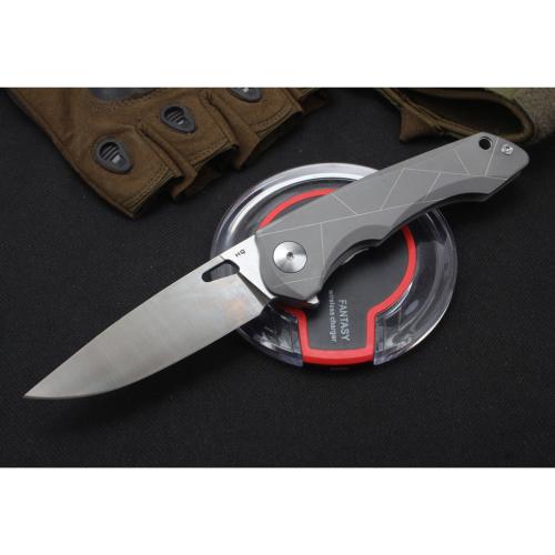 High-Quality Steel Handle Folding Knife