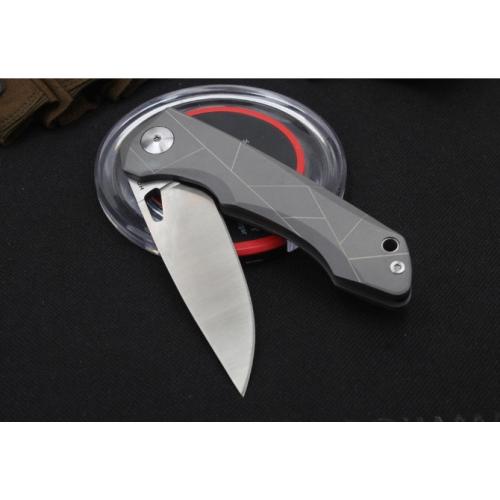 High-Quality Steel Handle Folding Knife