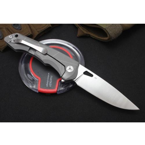High-Quality Steel Handle Folding Knife
