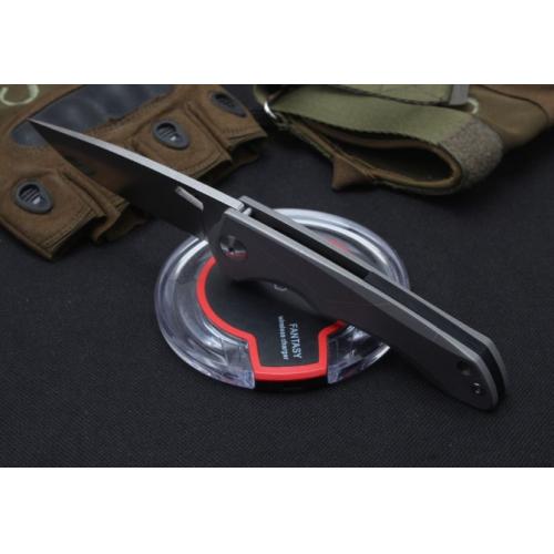High-Quality Steel Handle Folding Knife