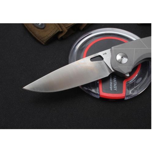 High-Quality Steel Handle Folding Knife
