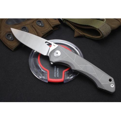 High-Quality Steel Handle Folding Knife