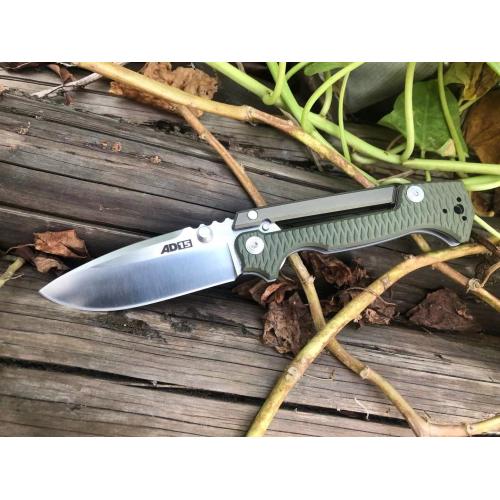 Cold Steel AD-15 Tactical Folding Knife with Green Handle
