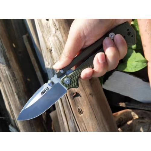 Cold Steel AD-15 Tactical Folding Knife with Green Handle