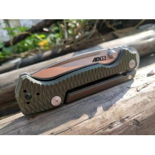Cold Steel AD-15 Tactical Folding Knife with Green Handle