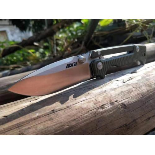 Cold Steel AD-15 Tactical Folding Knife with Green Handle