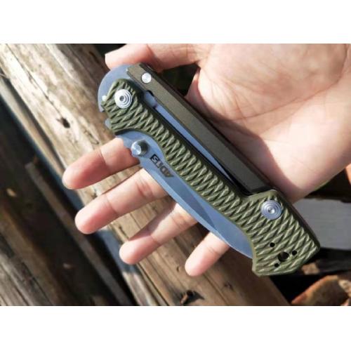 Cold Steel AD-15 Tactical Folding Knife with Green Handle