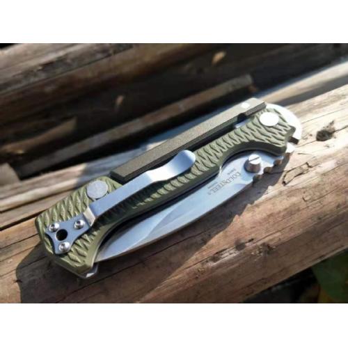 Cold Steel AD-15 Tactical Folding Knife with Green Handle