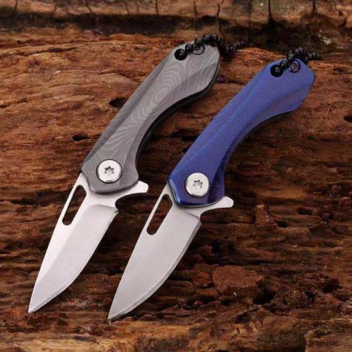 Solingen All-Steel Mini Folding Keychain Knife