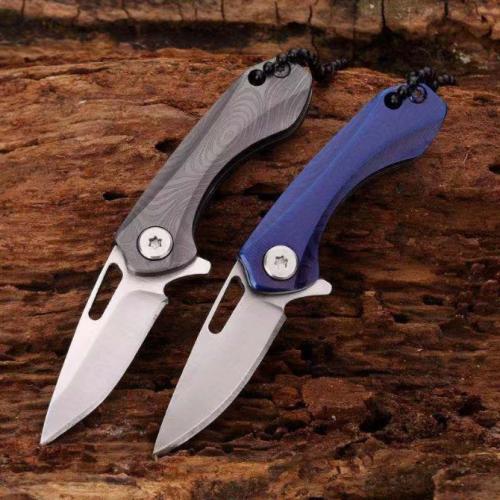 Solingen All-Steel Mini Folding Keychain Knife