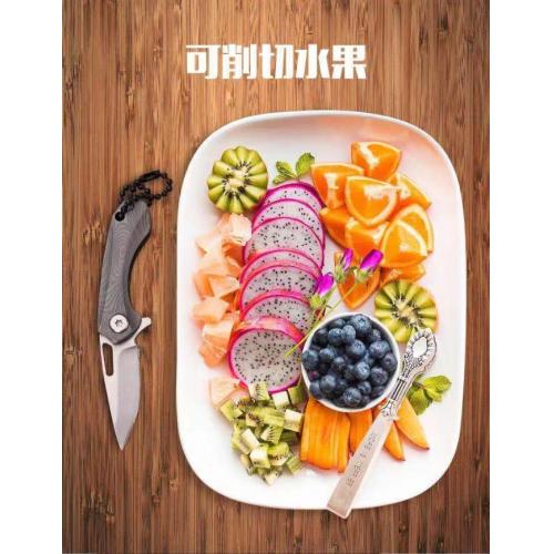 Solingen All-Steel Mini Folding Keychain Knife