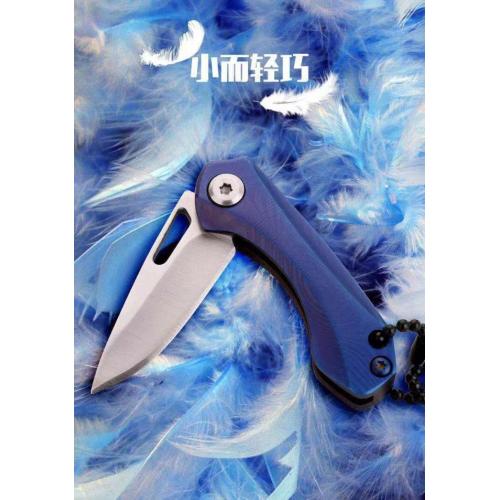 Solingen All-Steel Mini Folding Keychain Knife