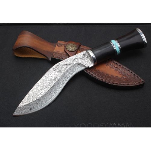 Damascus Kukri Knife