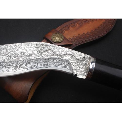 Damascus Kukri Knife