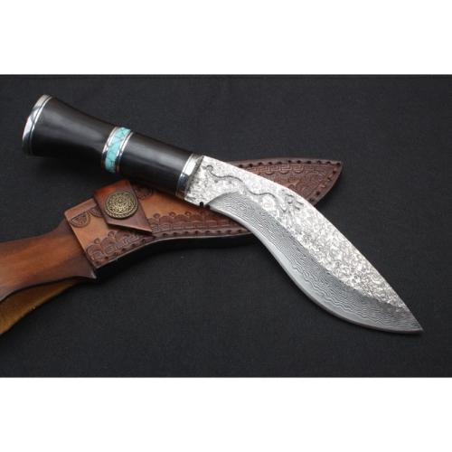 Damascus Kukri Knife