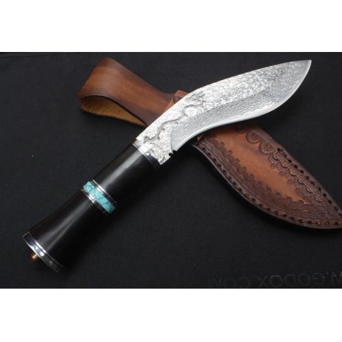 Damascus Kukri Knife