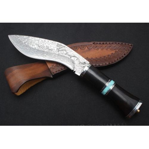 Damascus Kukri Knife