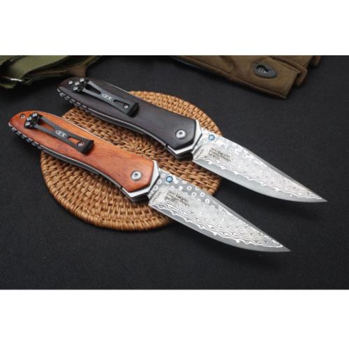 Osprey Damascus Folding Knife