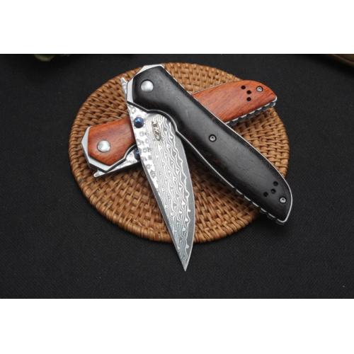 Osprey Damascus Folding Knife