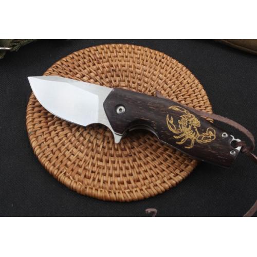 Golden Scorpion Folding Knife