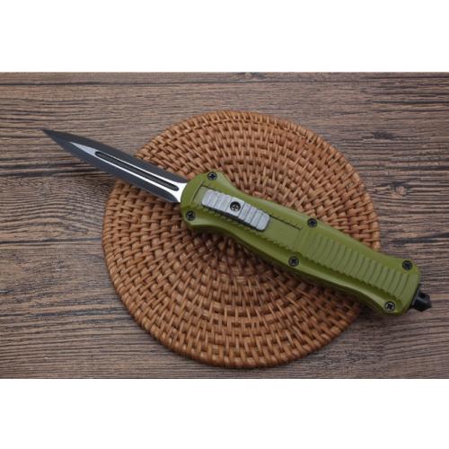 Butterfly 3300 Spring-Assisted Knife { Green Handle } - Small