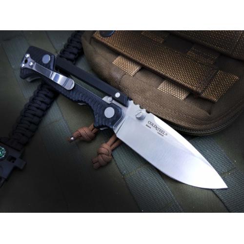 Cold Steel AD-15 Tactical Folding Knife [Black Handle]