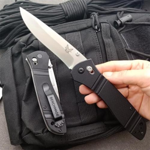 Benchmade 710D2 Folding Knife with Black G10 Handle
