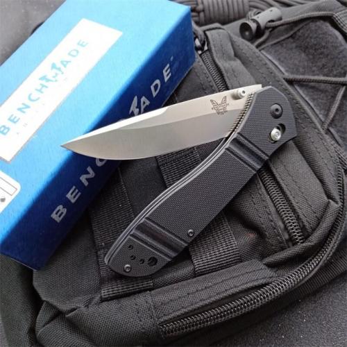 Benchmade 710D2 Folding Knife with Black G10 Handle