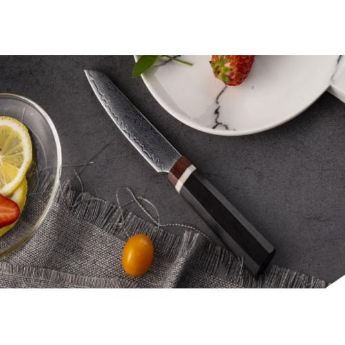 Octagonal Handle Damascus Chef\'s Knife