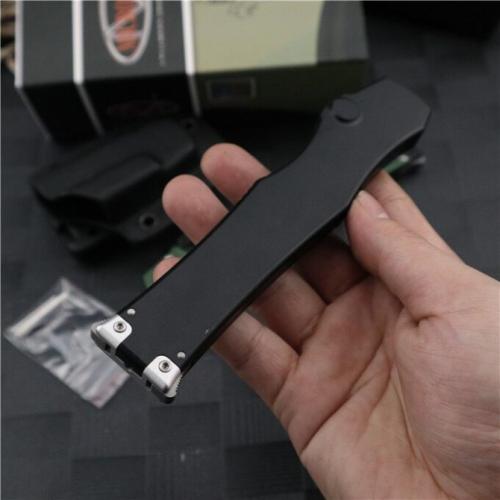 Microtech 150-10 HALO V 6 OTF Knife (Spear Point, Green Handle, Black Blade)