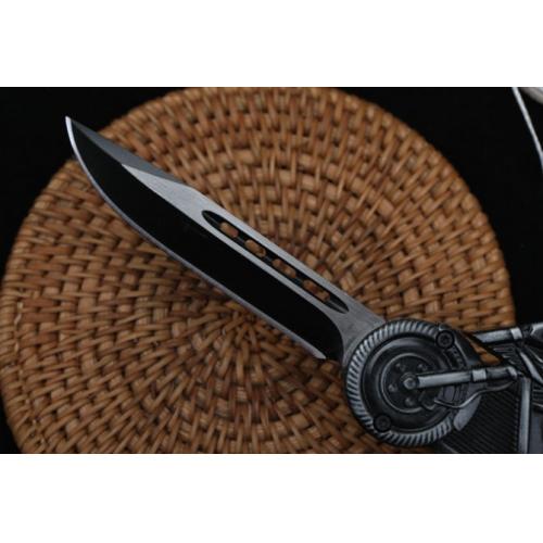 Small Spring-Assisted Motorcycle Knife