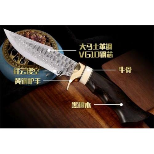 Ren Zhe Premium Handmade Damascus Knife