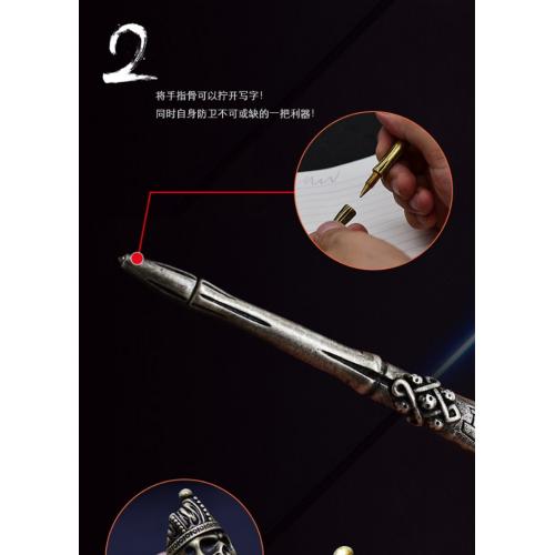 LUOKESI Tactical Pen with Skull Design