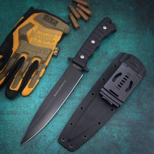 Russian Black Phoenix Tactical Knife - Black Titanium Edition