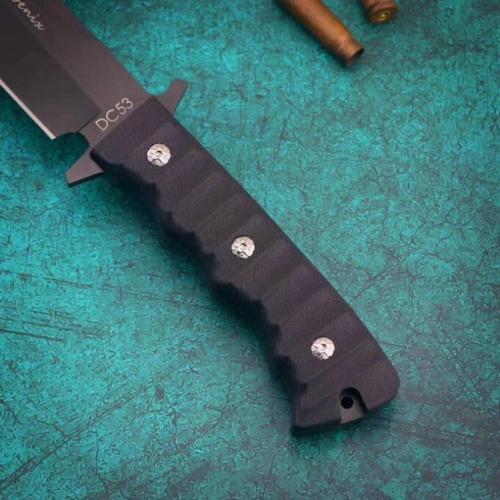 Russian Black Phoenix Tactical Knife - Black Titanium Edition