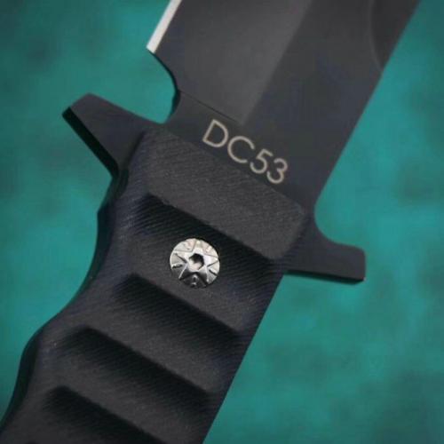 Russian Black Phoenix Tactical Knife - Black Titanium Edition