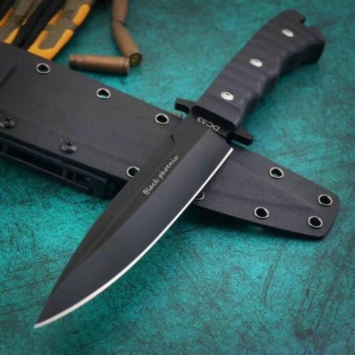 Russian Black Phoenix Tactical Knife - Black Titanium Edition