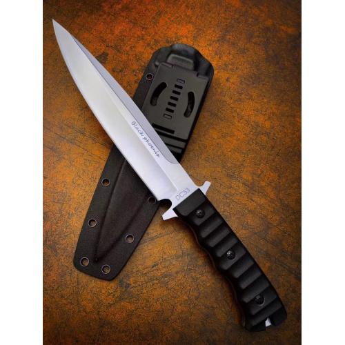 Russian Black Phoenix Tactical Knife with Satin Finish