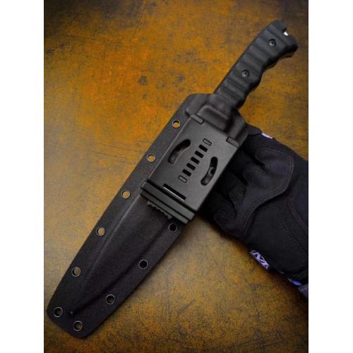 Russian Black Phoenix Tactical Knife with Satin Finish