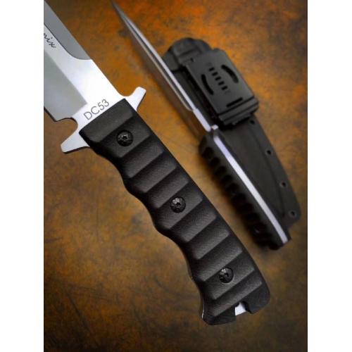 Russian Black Phoenix Tactical Knife with Satin Finish