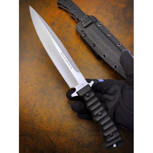 Russian Black Phoenix Tactical Knife with Satin Finish